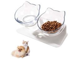 Tigelas para Gatos, Comedouros e Bebedouros com Base Antiderrapante. Conjunto de Tigelas Criativas para Gatos e Filhotes AQUAFORGE