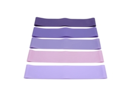 5pcs Bandas De Resistência Para Homens E Mulheres Yoga Fitness Com 5 Níveis De Resistência