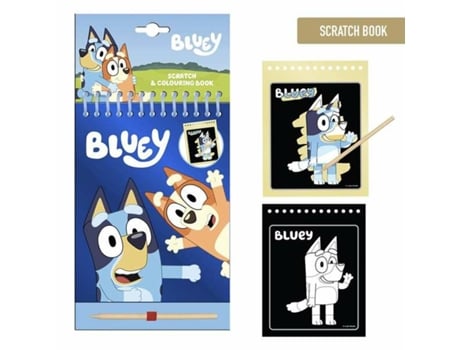 Set De Papelaria Bluey Azul