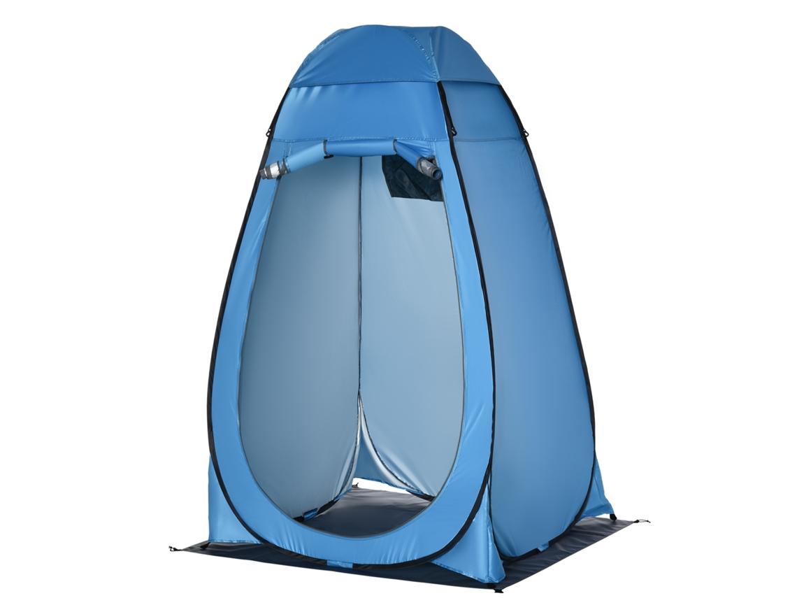 Tenda de banho para camping e praia BTFORUS com porta e bolsa