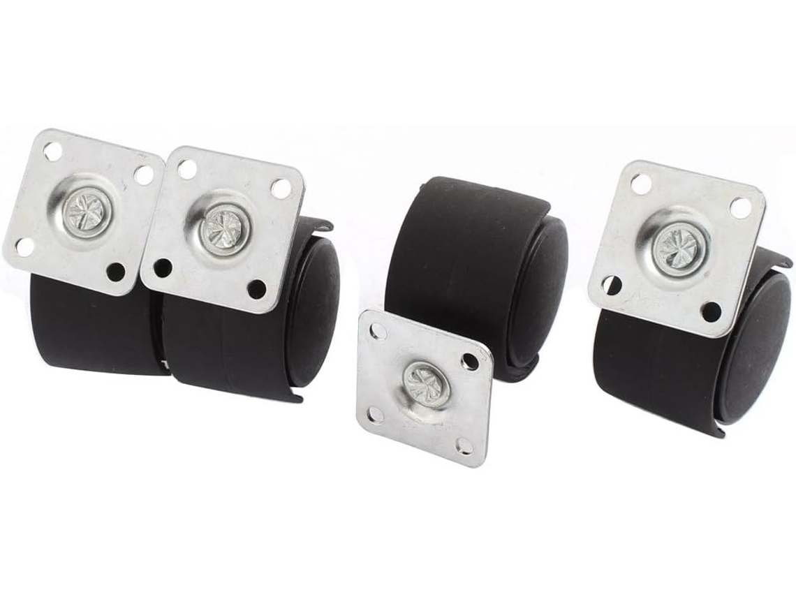 Quadrado Para Cadeira De Rodas Aexit Com 3,8 Cm De, (4 Peças), Giratório