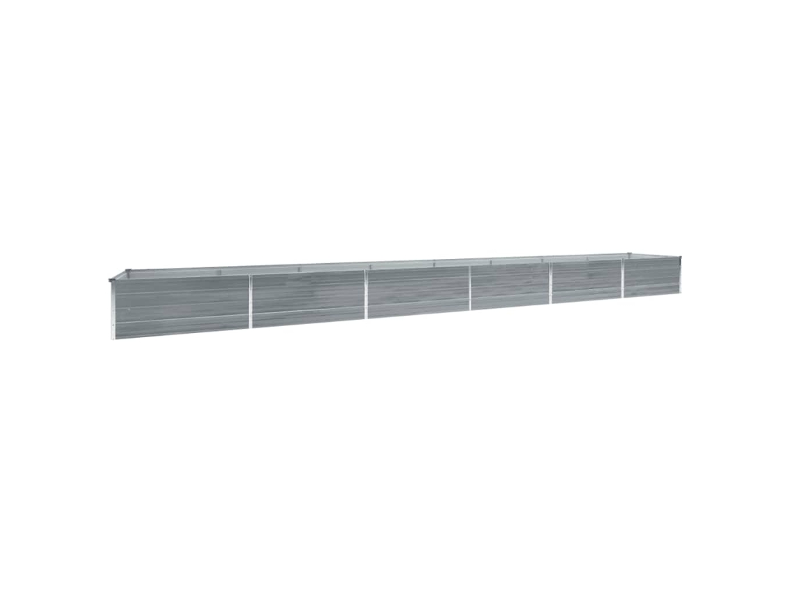 Raised Bed, Raised Beds Vidaxl Cinzeto Aço (600 X 80 X 45 Cm)