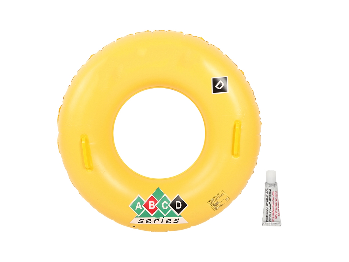 Boia De Piscina Circular De 90 Cm Em Pvc Ecológico Para Adultos, Com Alça.