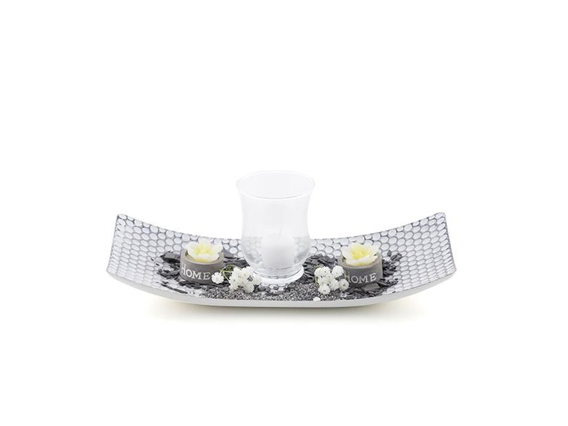 Centro de Mesa com Porta-Velas Harmony Homania