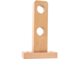 Suporte De Madeira Para Cortina Chuveiro, Modelo Var Easy Bathroom, Em Faia, Removível
