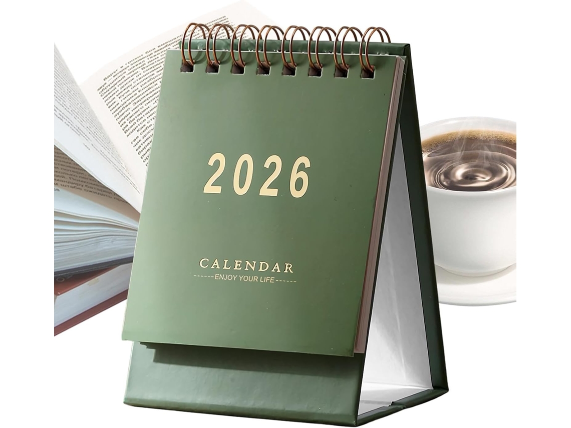 Calendário De Mesa – Planejador Diário, Organizador Agenda, Lembretes