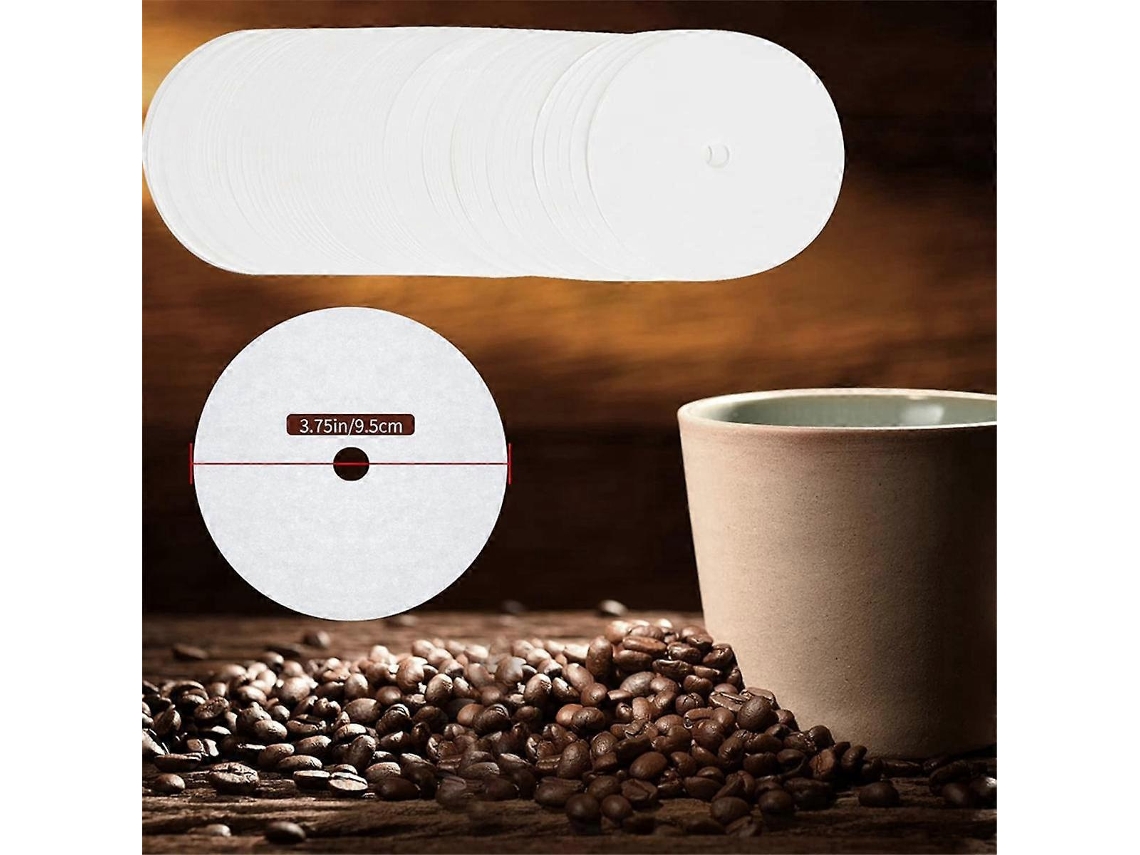 400 Filtros De Café Percoladores, Sem Tratamento, 9,5 Cm, Filtros De Papel Descartáveis, Filtros Para Café De Bancada Aquaforge (l)