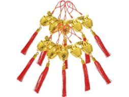 Conjunto De 10 Pequenos Enfeites De Dragão Para O Ano Novo Chinês, Decoração Tradicional Reutilizáve Gokoco