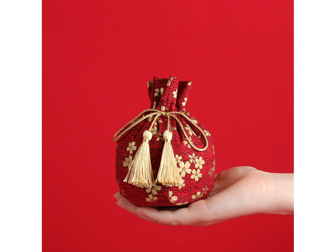 Sacola De Doce De Casamento Chinês Para Armazenar Doces Decorar Evento