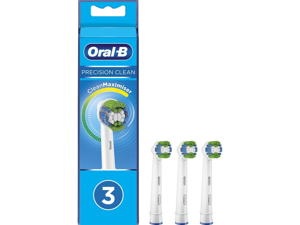 Recarga Escova Elétrica ORAL-B Precision Clean Branco (3 unidades)