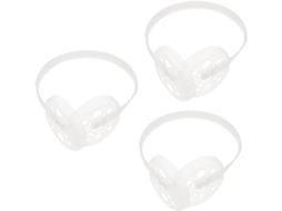 Kit de Suporte para Protetores Auriculares de Plástico com 3 Peças Conjunto de Acessórios Faça Você Mesmo SFUSHOS