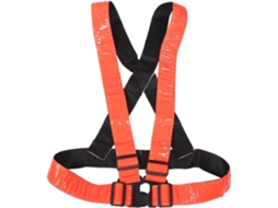 Colete De Segurança Refletor Ajustável, Colete De Corrida Em Malha Respirável Com Tiras Refletoras. Gokoco