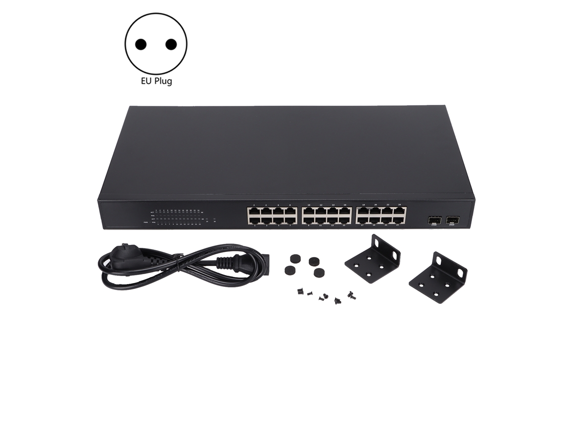 Switch Poe LAXISCREED 24 Portas Gigabit