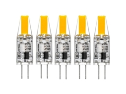 Lâmpadas LED G4 220V 3W, 2700K, pacote de 5 | S/MARCA