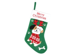 Meia de Natal para Decoração de Árvore, com Material Tecido Não Tecido
