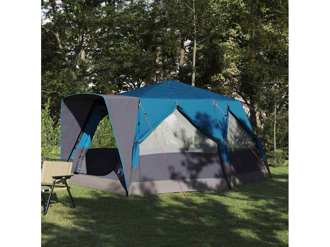 Vidaxl Tenda De Cabana Para 7 Pessoas 7 Pessoa Azul