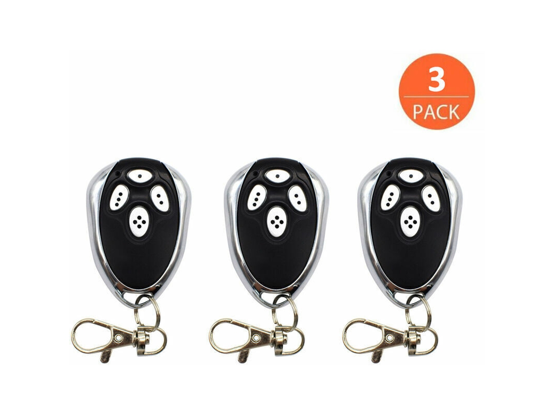 3 Unidades De Controle Remoto Alutech At, 4 An, Motors Com Código Rolante De 433,92 Mhz Para Porta Garagem