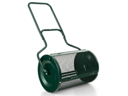 Espalhador de Relva COSTWAY Portátil (75l Ferro Verde)