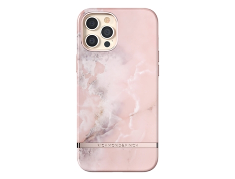 Capa para Iphone Rosa Mármore  12 Pro Max