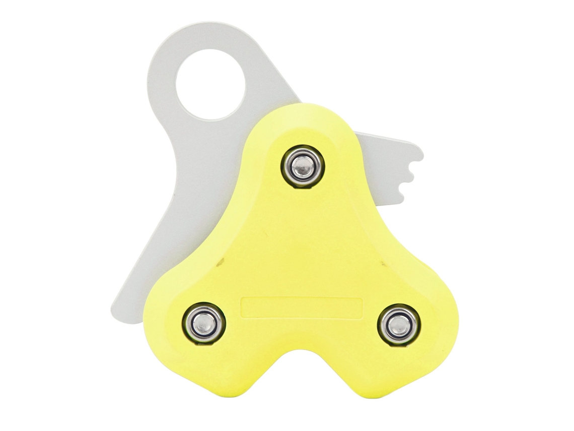 Rolo de Corda com Polia Business para Mergulho em Liga de Alumínio, 250kg, Amarelo Fluorescente | S/MARCA