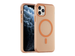 Capa Híbrida Translúcida Para Iphone 11 Pro - Tpu E Pc Com Magsafe | Fosca - Laranja