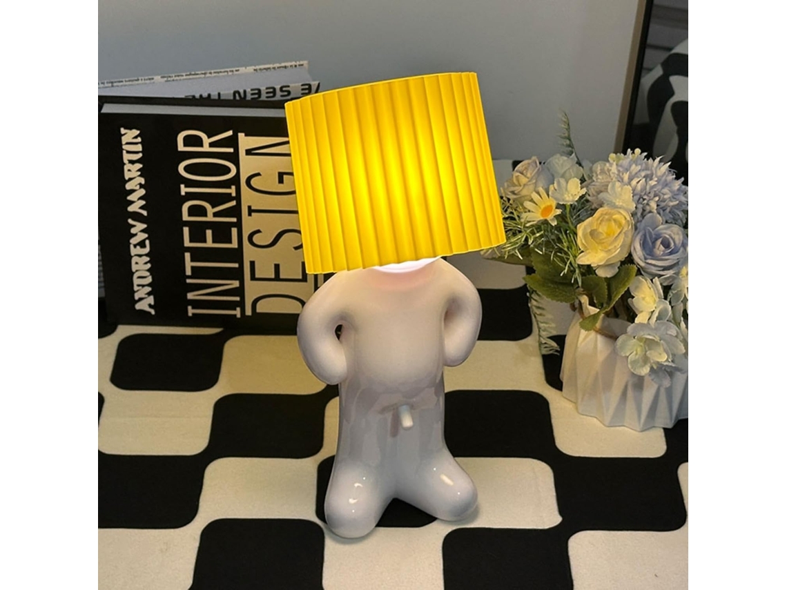 Luminária Noturna Divertida, Luminária De Mesa Para Menino Tímido, Luminária De Leitura Led Criativa, Presente De Natal