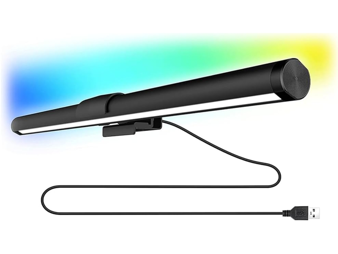 Luminária De Mesa Led Para Monitor, Com Ajuste De Intensidade Contínuo E Proteção Ocular, Ideal Para Gokoco