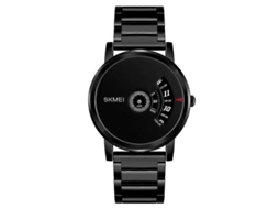 Relógio De Pulso Skmei 1260 Fashion Creative Pointer, Resistente À Água Até 30 Metros, Com Mecanismo De Quartzo E Pulseira De Aço Inoxidável.