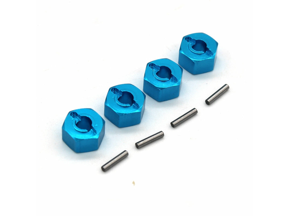 Conector Hexagonal em Metal para Upgrade de Automóveis Rc 1/16 Greymjx 16207 16208 16209 16210 H16 MDUG