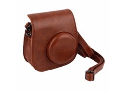 Lurelia Capa Para Fujifilm Mini 8: Encaixe, Marrom, Cor Castanha, Com Alça