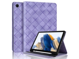 Capa Para Samsung Galaxy Tab A9+/a11+ Com Relevo Em Losango