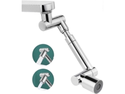 Torneira Extensível Multifuncional Giratória, Com Suporte Universal Para Filtro Anti- Respingos Em Latão Maciço.