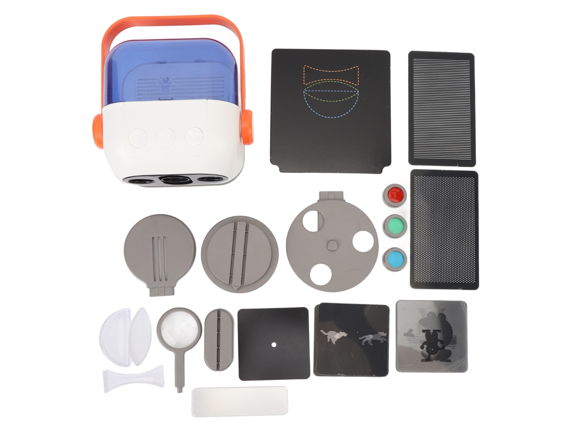 Kit De Experimentos De Óptica Física Com Lentes Côncavas E Convexas Para Reflexão E Refração