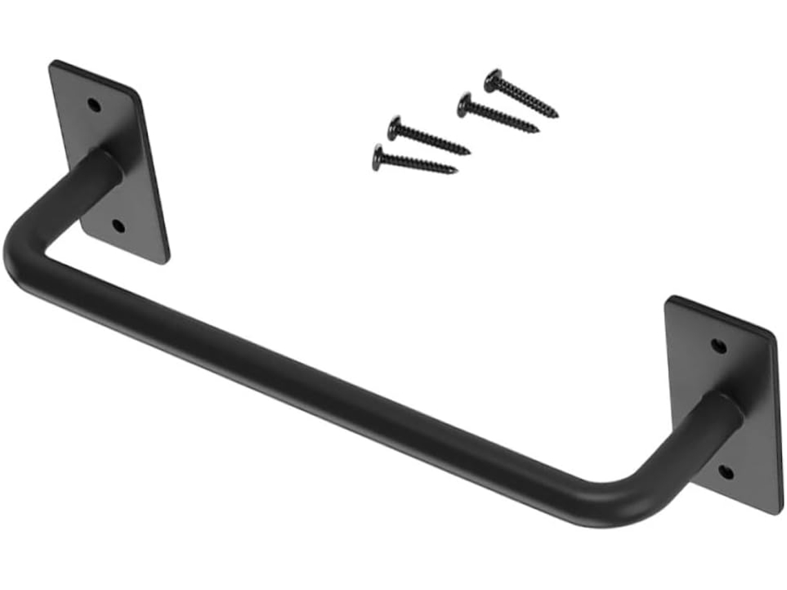 Puxador De Porta Celeiro Tofficu, Preto, Estilo Rústico