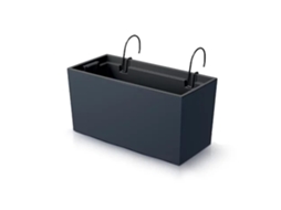 Vaso De Flores Urbi Case W, Cor Antracite