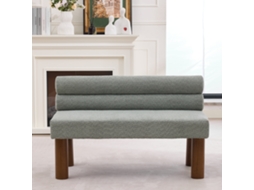 Banco Moderno Minimalista Grande, Sem Braços, Estrutura De Madeira – Perfeito Para Sala De Jantar/quarto/entrada.