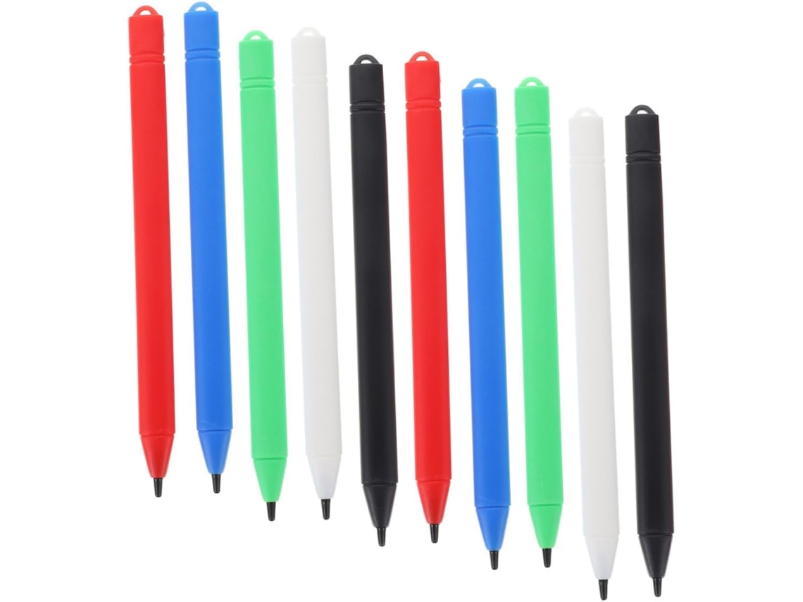 Conjunto De 10 Canetas Stylus Para Tablets Lcd, Caneta Para Produtos Eletrônicos, Tamanho Compacto, Gokoco