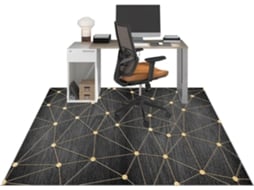 Tapete Cadeira Protetor Piso Escritório Antiderrapante 60 X 70 Cm Parquet Madeira Escritório, Jogos, P...