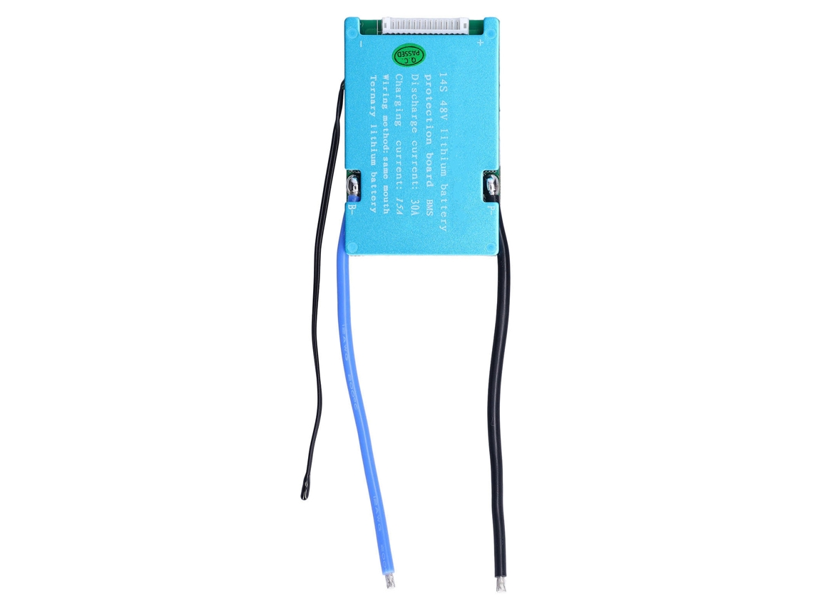 Laxiscreed Bms De Proteção Para Bateria De Lítio 48v 14s Com Equalização E 30a De Descarga