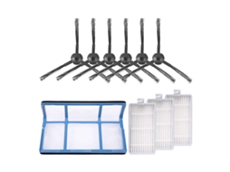Substituição para aspirador robô ilife v3 v3s v5 v5s v5s pro, 1x filtro primário3x filtros6x escovas laterais