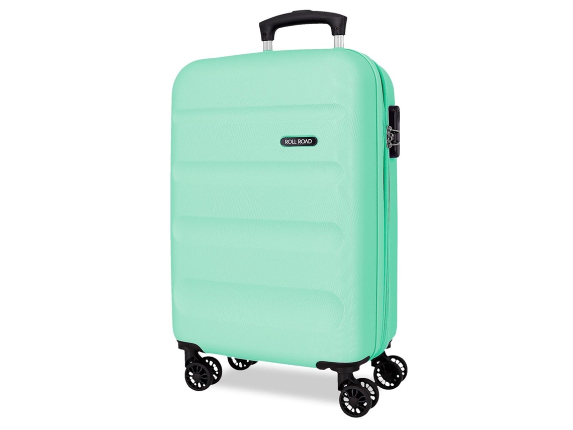 Mala de Cabine Expansível ROLL ROAD Flex Verde Claro (38x55x20+5cm - 35L)