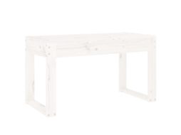 Maison Exclusive - Banco De Jardim 80x38x45 Cm Madeira De Pinho Maciça Branco
