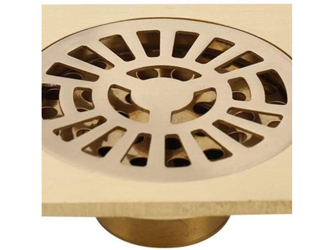 Ralo de Piso quadrado, 4,3 polegadas, inox AQUAFORGE