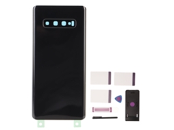 Tampa De Vidro Traseira Com Lente De Câmera Pré-instalada E Acessórios Para Galaxy S10+plus Preto