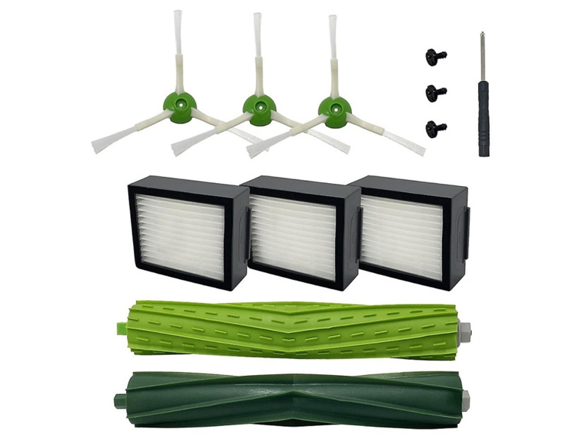 Conjunto de 8 Peças Acessórios para Aspirador Robô Roborock S7 S7+ S7 Plus S7 Max T7s T7s I7 BRILVIBERA