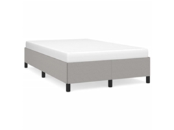 Bed Frame, Bed Frames Vidaxl Cinzeto Tecido (120 X 190 Cm)