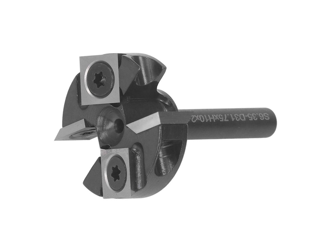 Laxiscreed Broca De Inserção Para Fresadora Com Eixo De 1/4" E Diâmetro De Corte De 1 1/4"