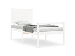 Senior Bed, Senior Beds Vidaxl Branco Madeira (90 X 190 Cm)