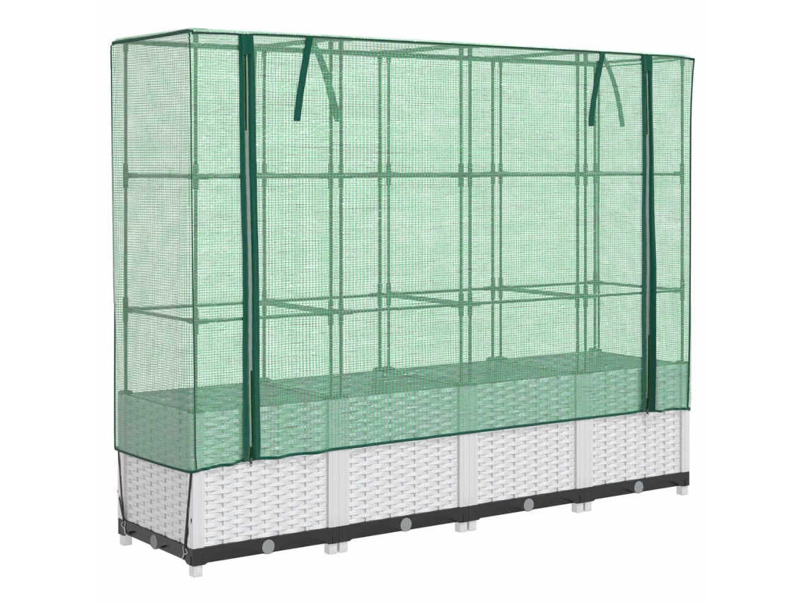 Raised Bed, Raised Beds Vidaxl Branco Polipropileno (160 X 40 X 138 Cm)