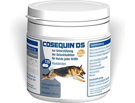 Complemento Alimentar para Cães e Gatos  Condroprotetor Cosequin (120 Comprimidos - Sénior)